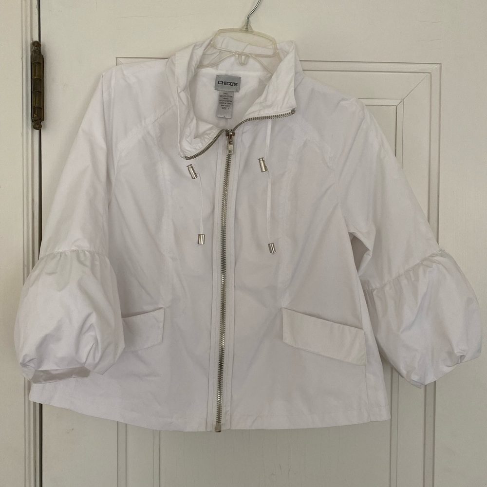 Chico’s size 1 all weather jacket